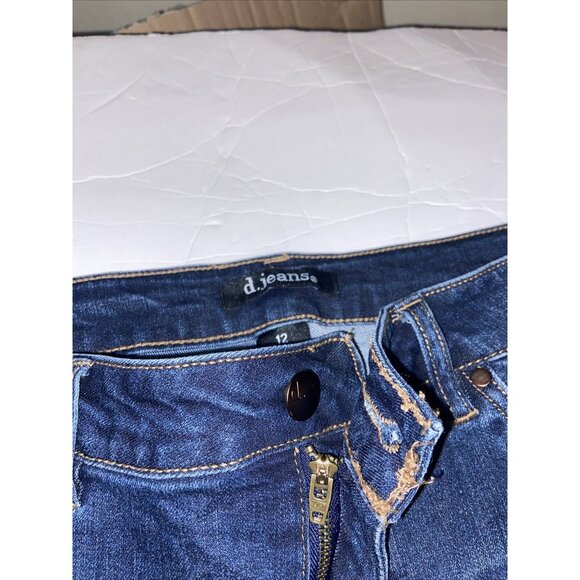 D Jeans size 12 women’s distressed - Picture 4 of 9